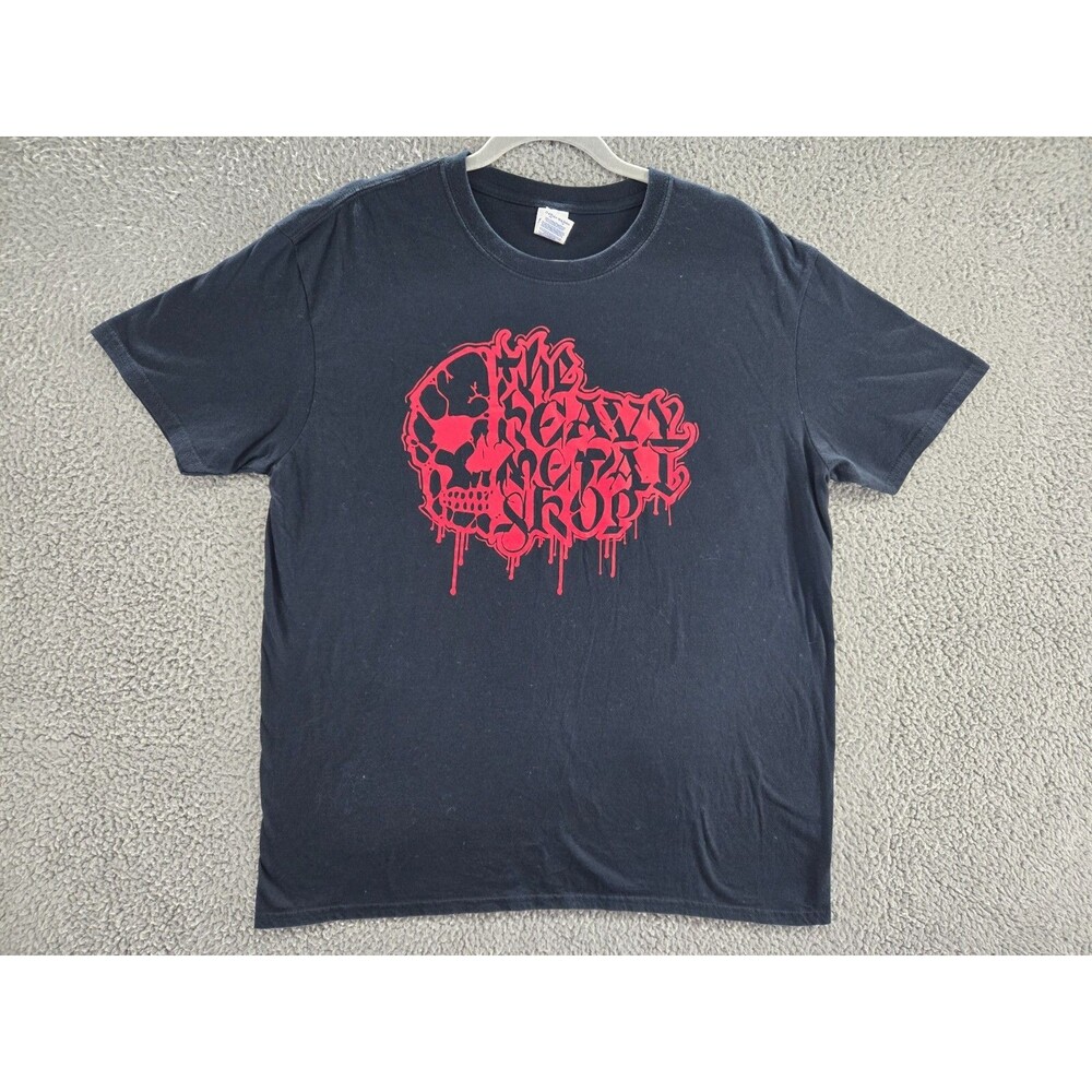 The Heavy Metal Shop Shirt Mens XL Salt Lake City Black T-Shirt Y2K